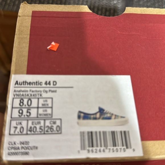 Vans Authentic 44D Anaheim Factory Og plaid - Picture 9 of 10